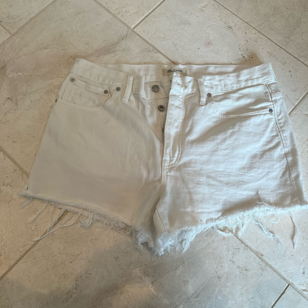 Madewell ladies relaxed denim cutoff shorts sz 31 - Picture 2 of 5